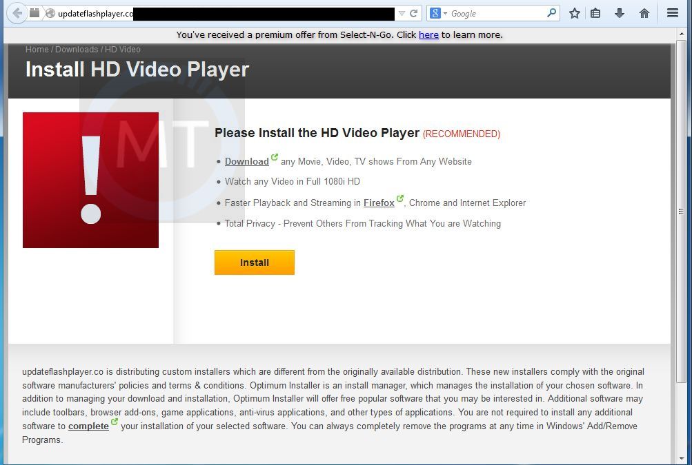 UpdateFlashPlayer.co virus