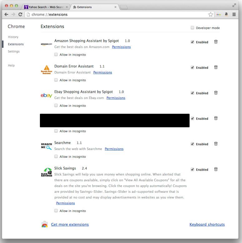 MacAndShop Chrome Расширение Mac OS X