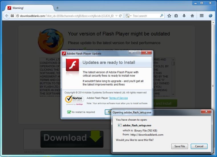 DownloadBlank.com virus