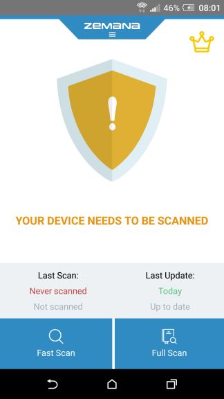 Zemana Mobile Antivirus Full Scan
