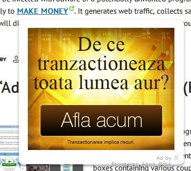 Ads by Browsers+ App+ Pro+ virus