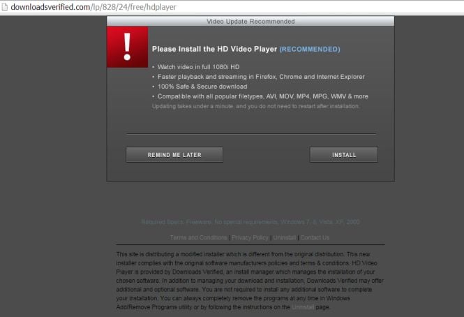 DownloadsVerified.com virus