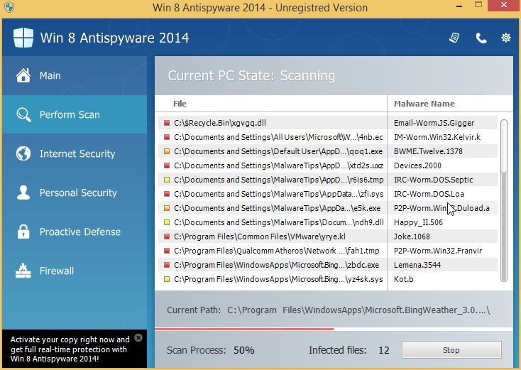 [Image: Win 8 Antispyware 2014 malware]