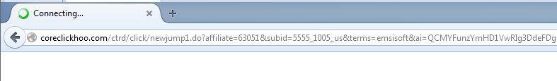 Coreclickhoo.com virus