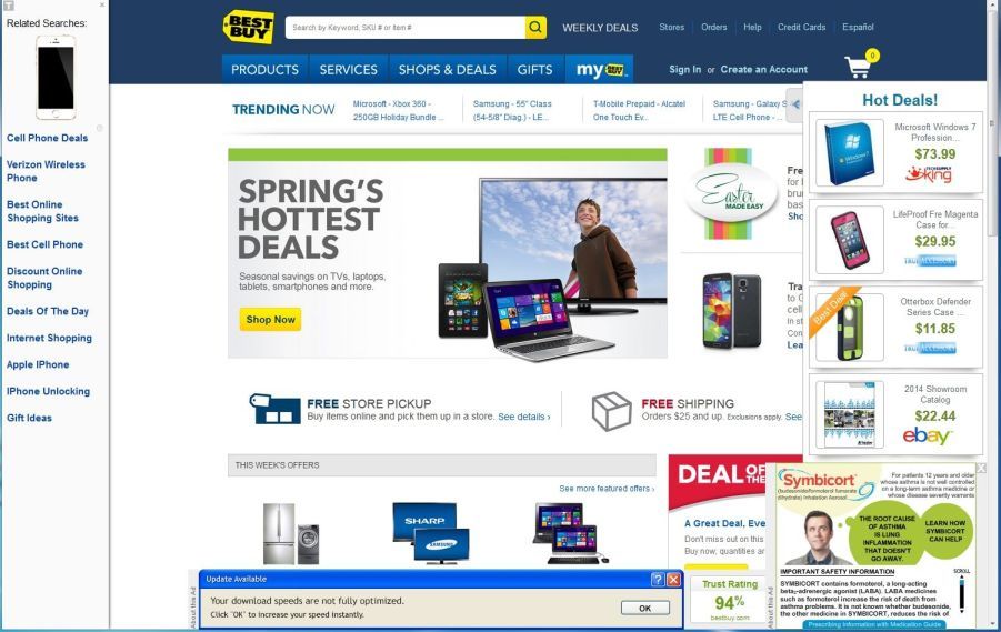 Ads by Techgile virus