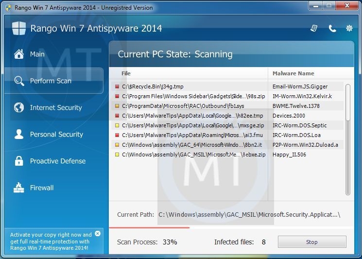 [Image: Rango Win 7 Antispyware 2014 virus]