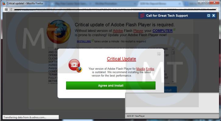outdated flash player virus