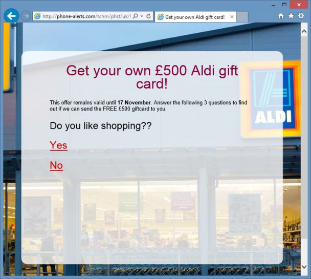 Phone-Alerts.com virus