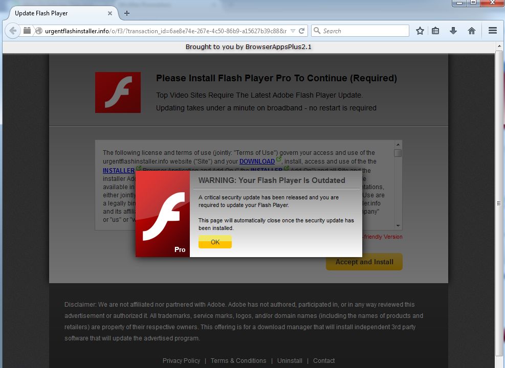 Urgentflashinstaller info virus