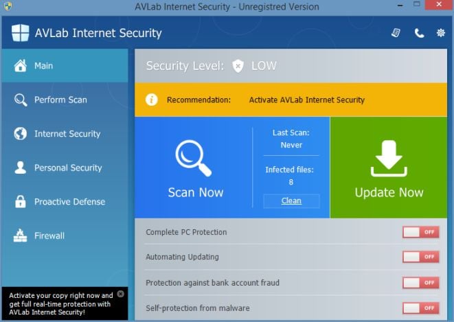 [Image: AVLab Security XP Antivirus 2015 virus]