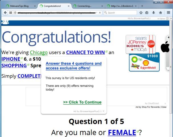 Fingerbedroom.xyz pop-up ads