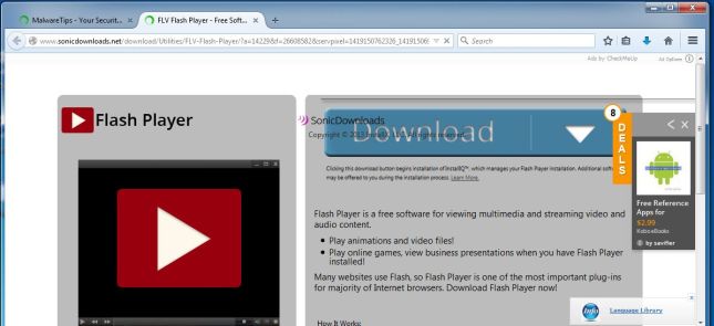 SonicDownloads.net virus