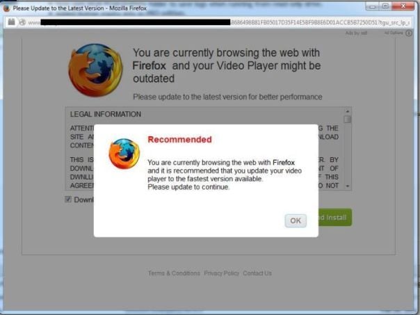 Vidplayerupdate.com virus