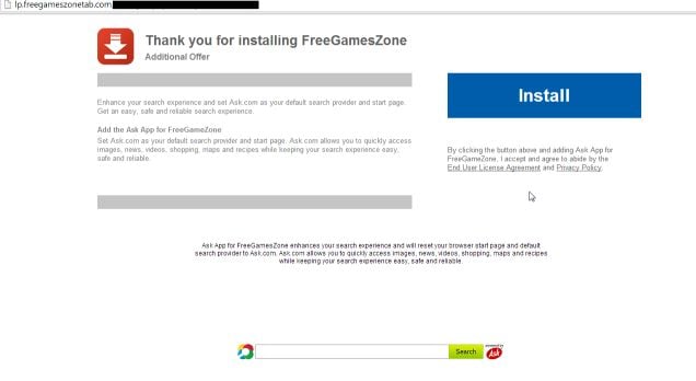 Lp.freegameszonetab.com virus