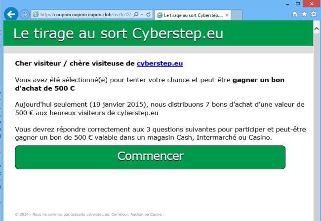 Couponcouponcoupon.club virus