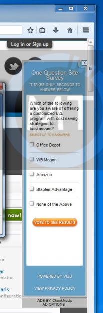 One Question Site Survey virus