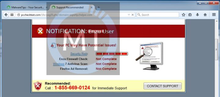 PcCheckTest.com virus
