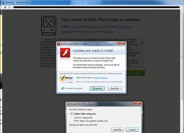 UrgentFlashUpdates.com virus