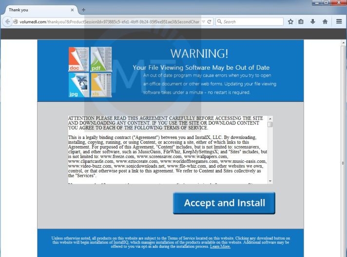 Volumedl.com virus