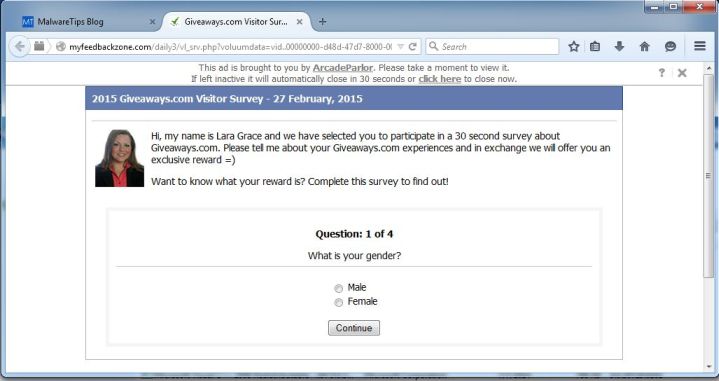 Myfeedbackzone.com virus