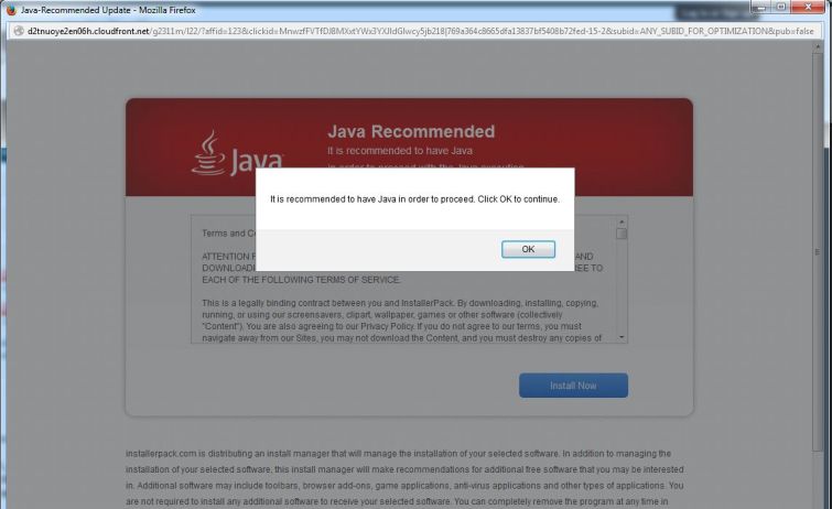 Remove "Update Flash Player" or "Update Java" fake alerts 