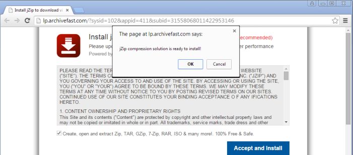 Lp.archivefast.com virus