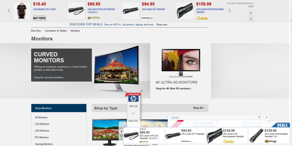 Ads by BrwsrAppVrs2.6 virus