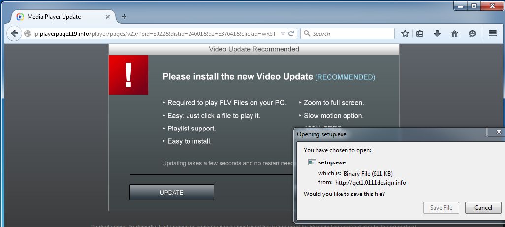 lp.playerpage119.info virus