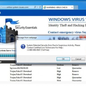 Online-system-issues.com virus