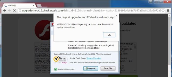 upgradecheck12.checkerweb.com virus