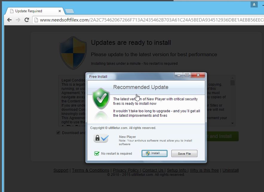 Remove Needsoftfilex com pop up virus Removal Guide 