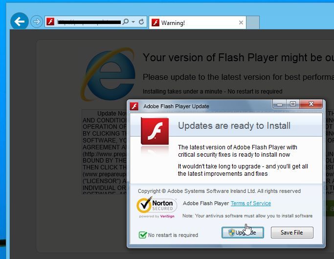 Check24.onlineliveupdate.com Virus