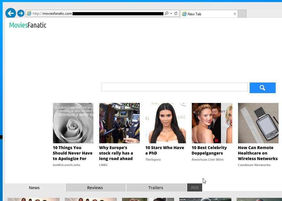 MoviesFanatic.com Virus