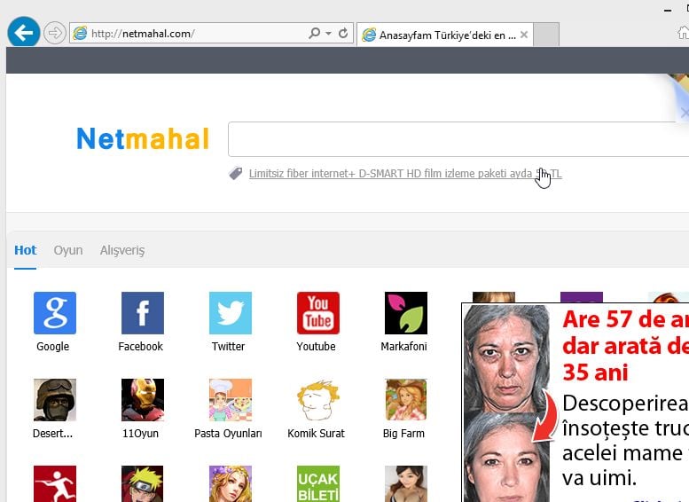 Netmahal.com virus