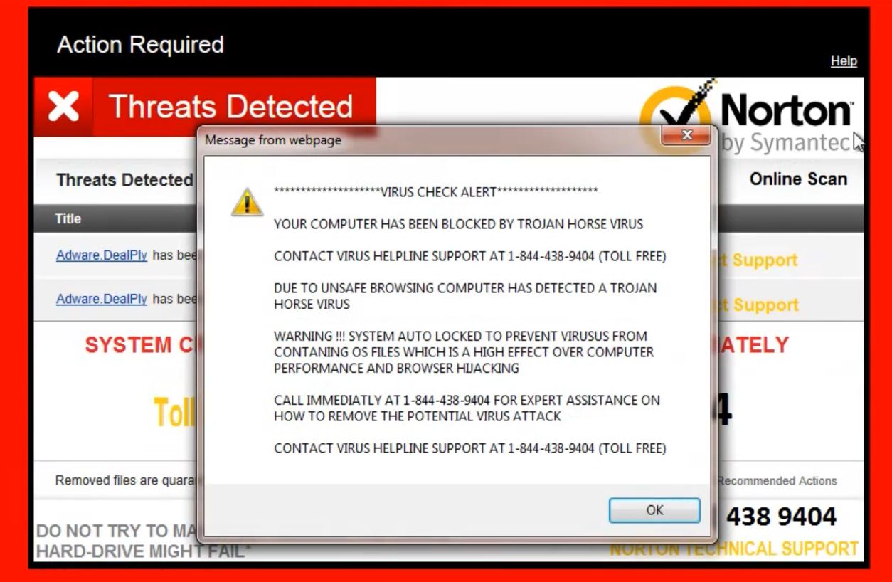 how to detect trojan horse virus