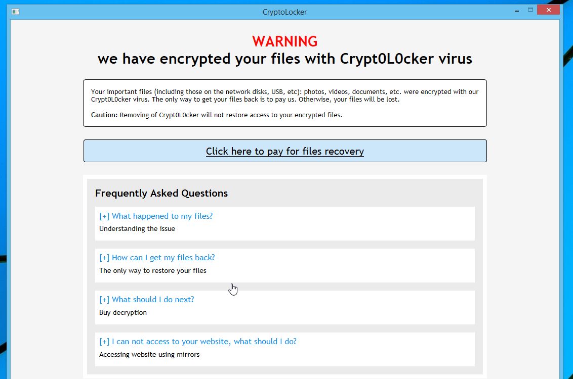 crypto locker files