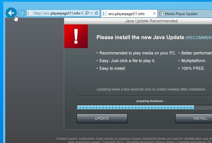 enc.playerpage311.info Virus