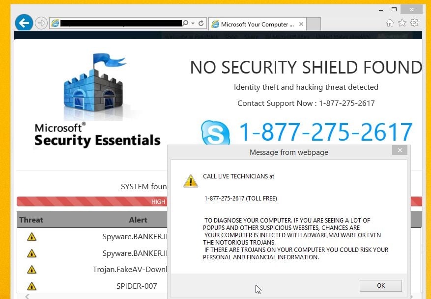 Chordtechhelp.com Virus