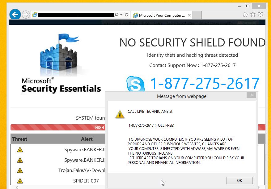Chromecrashreport.com Virus