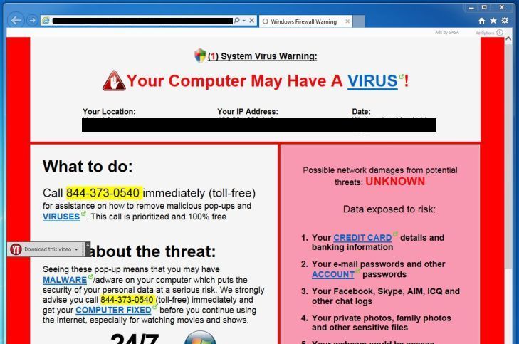 Getsystemhelpinfo.com virus