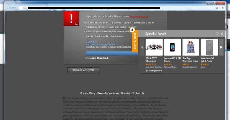 Safedownloadsrus143.com virus