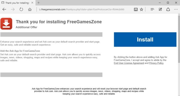 FreeGamesZonetab.com virus