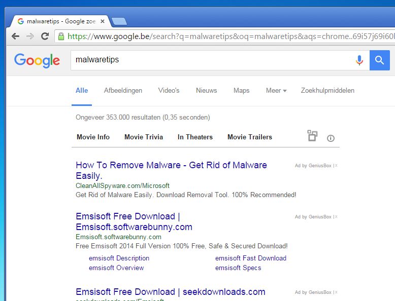 GeniusBox Books adware