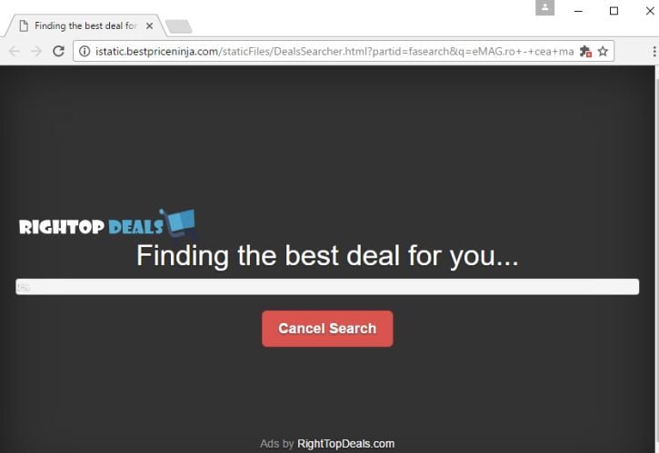 RightTopDeals.com Virus