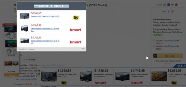 HD Streaming Movies adware