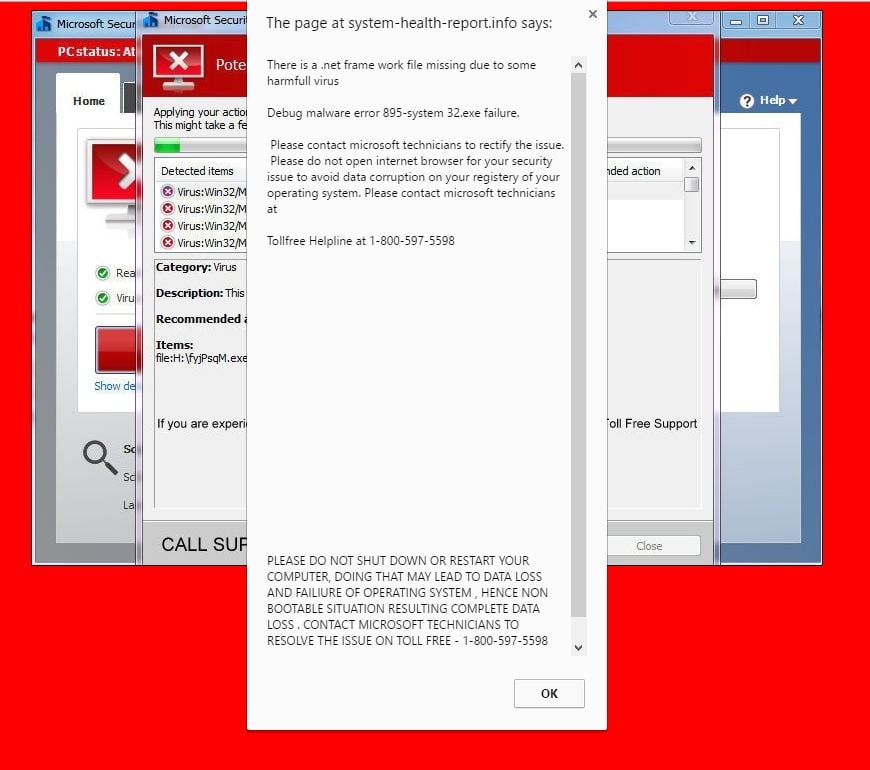 System-health-report.info redirect