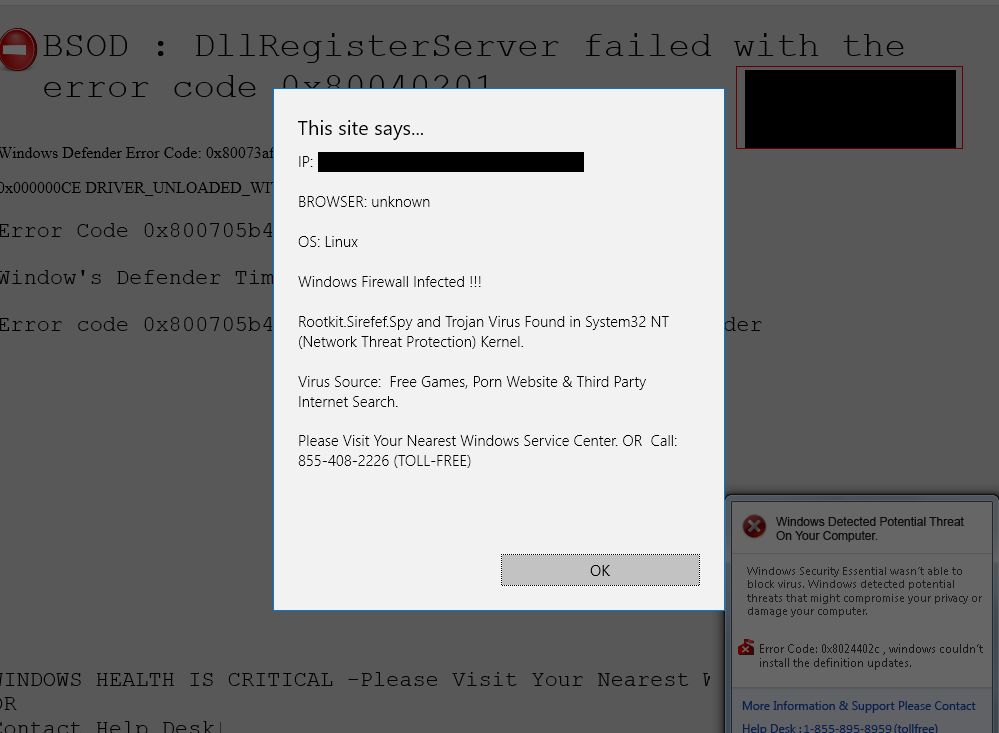 Virtualpchelpdesk.com malware