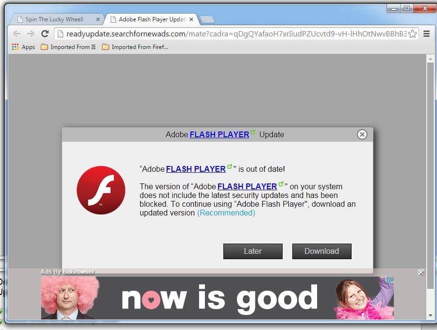 Firefox Has Prevented The Unsafe Plugin Adobe Flash