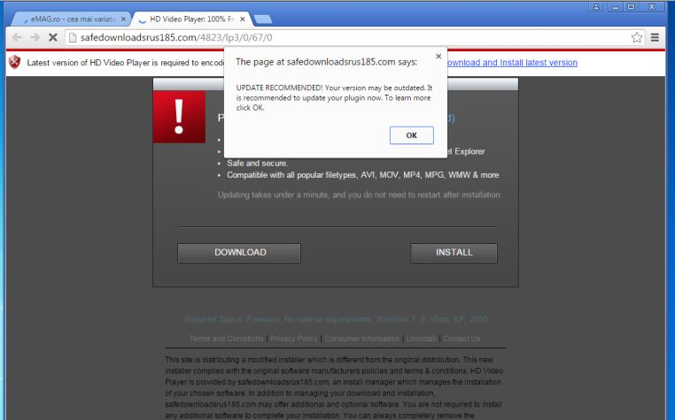 safedownloadsrus185.com malware