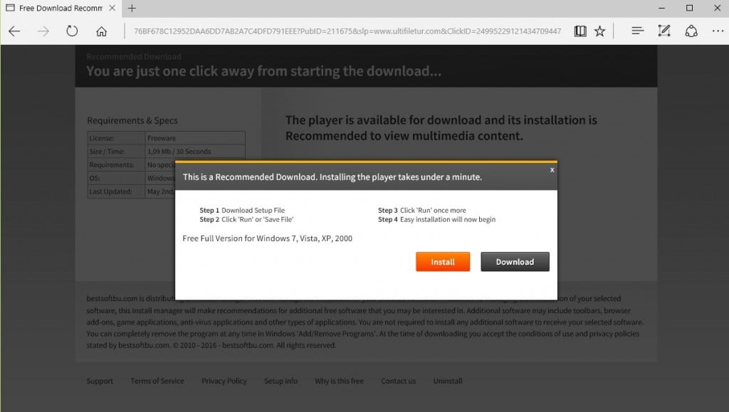 Newsofttders.com Adware